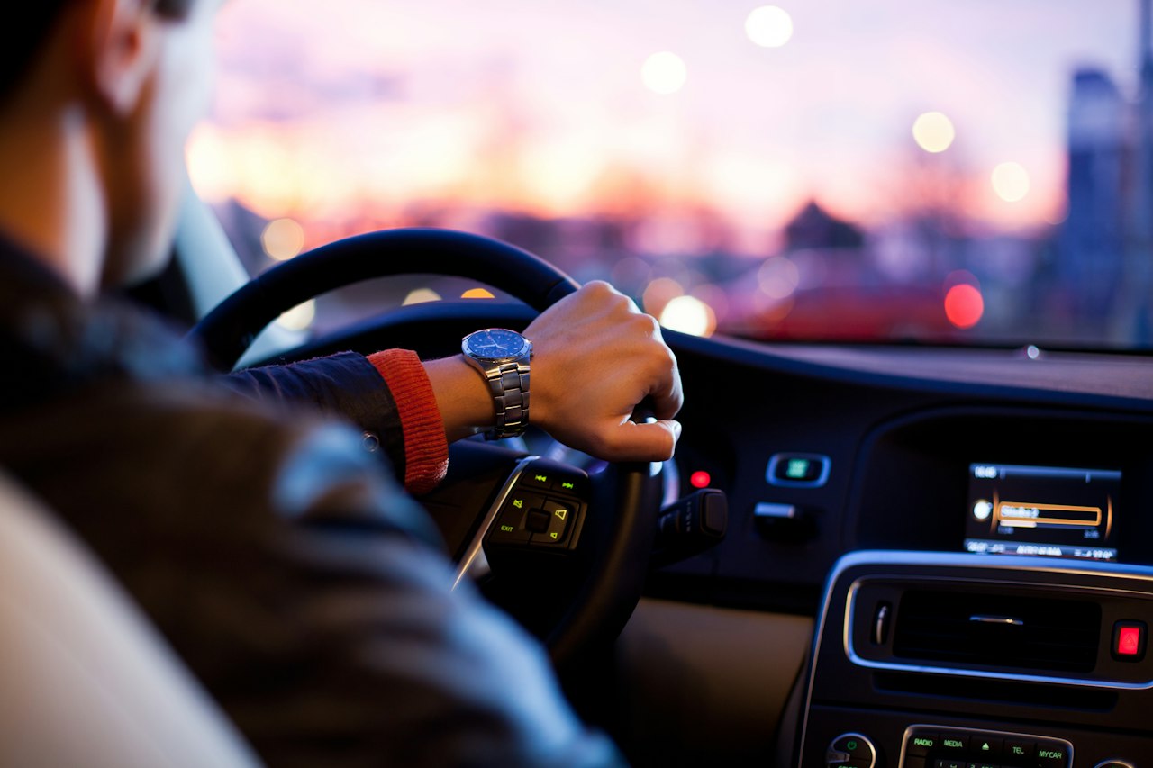 Driver on the road